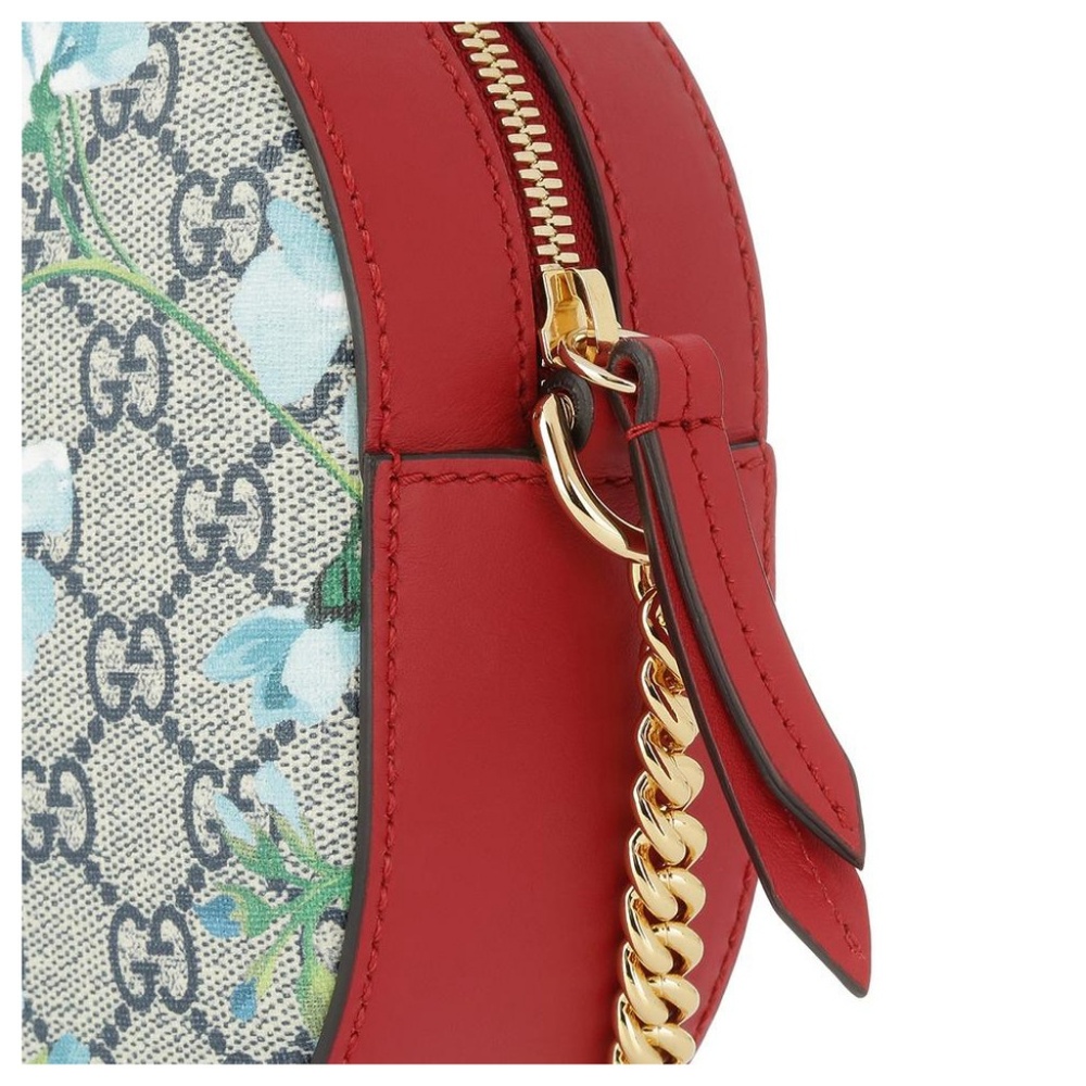 Gucci Beige/Red Canvas/Leather Blooms 409535 Blue - Picture 4 of 7